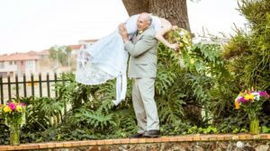 Dad and Bride - Christopher and Dominique Liddell - Kleinvallei Wedding Venue